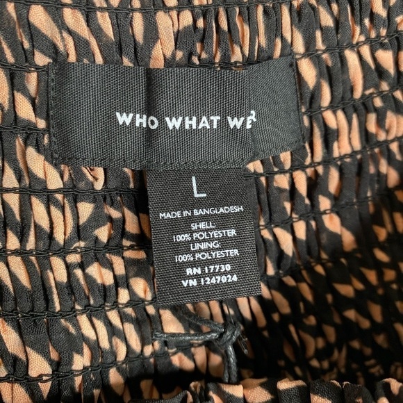 NWT Who What Wear Tired skirt smock waist - Picture 4 of 10